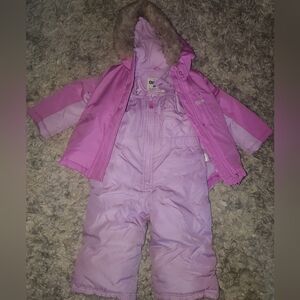 Purple Coat and Bib